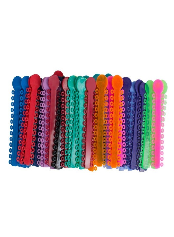 Fencia Dental Orthodontic Ligature Ties Bands Elastic Rubber Braces Elastomeric O Rings for Bracket 1040 pcs - Image 2